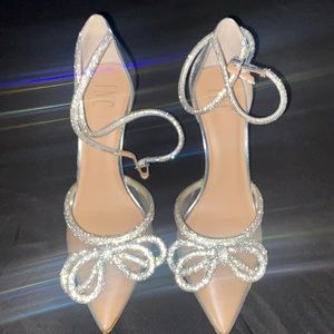 INC Sparkly Bow Heels